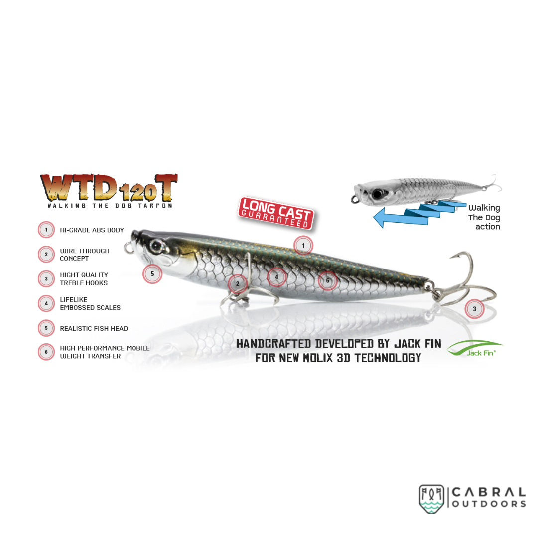 Molix WTD 120T | Size: 12cm | 25g  Stick Baits  Molix  Cabral Outdoors  
