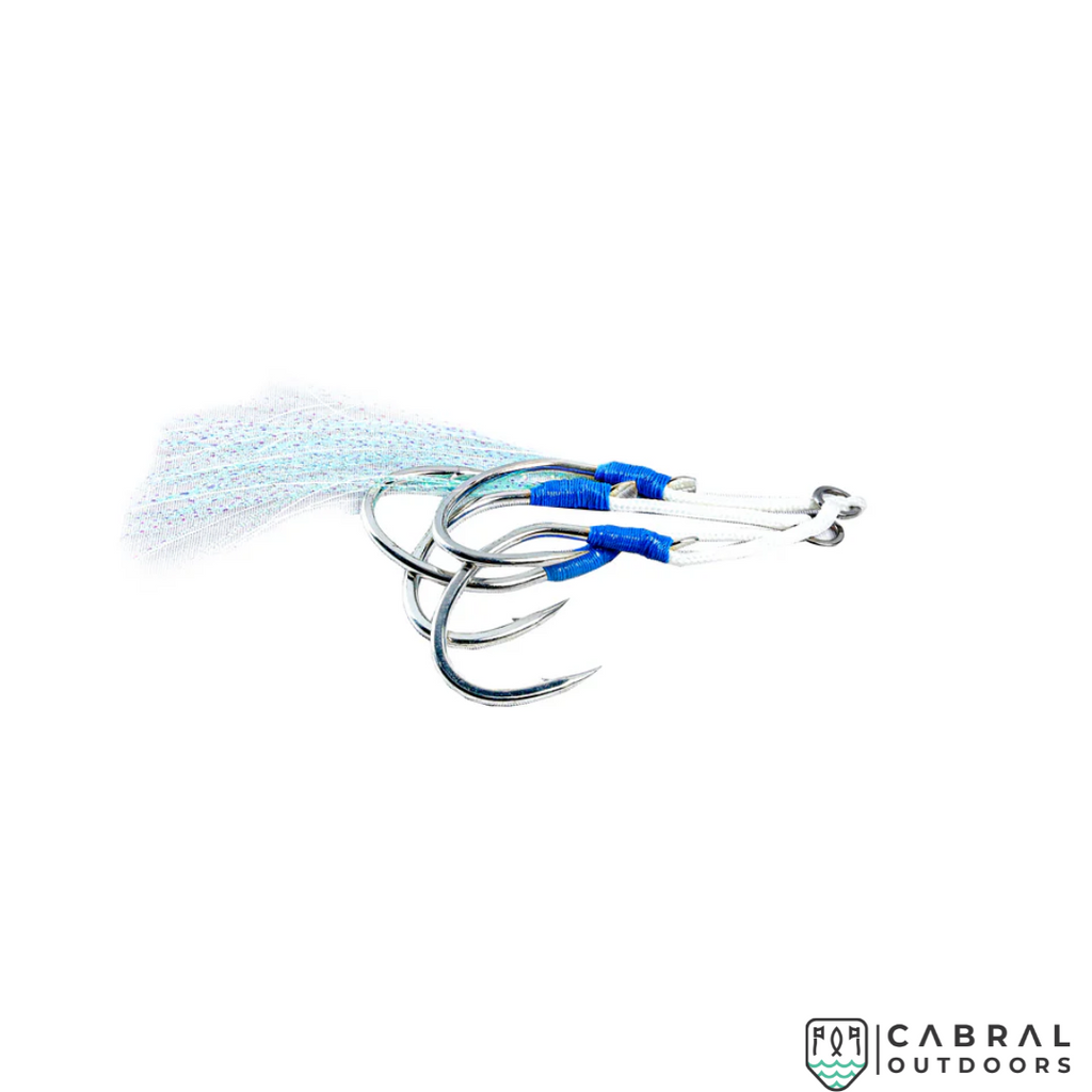 LuresFactory Underground Assist Hooks Slow Jigs | hook size 1/0, 2/0, 3/0, 4/0 | 2pcs/pkt  Assist Hooks  Lures Factory  Cabral Outdoors  