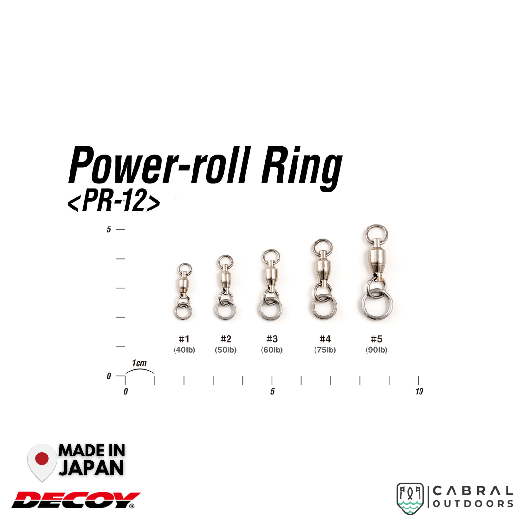 Decoy PR-12 Power Roll Ring | #1-#5  Swivel  Decoy  Cabral Outdoors  