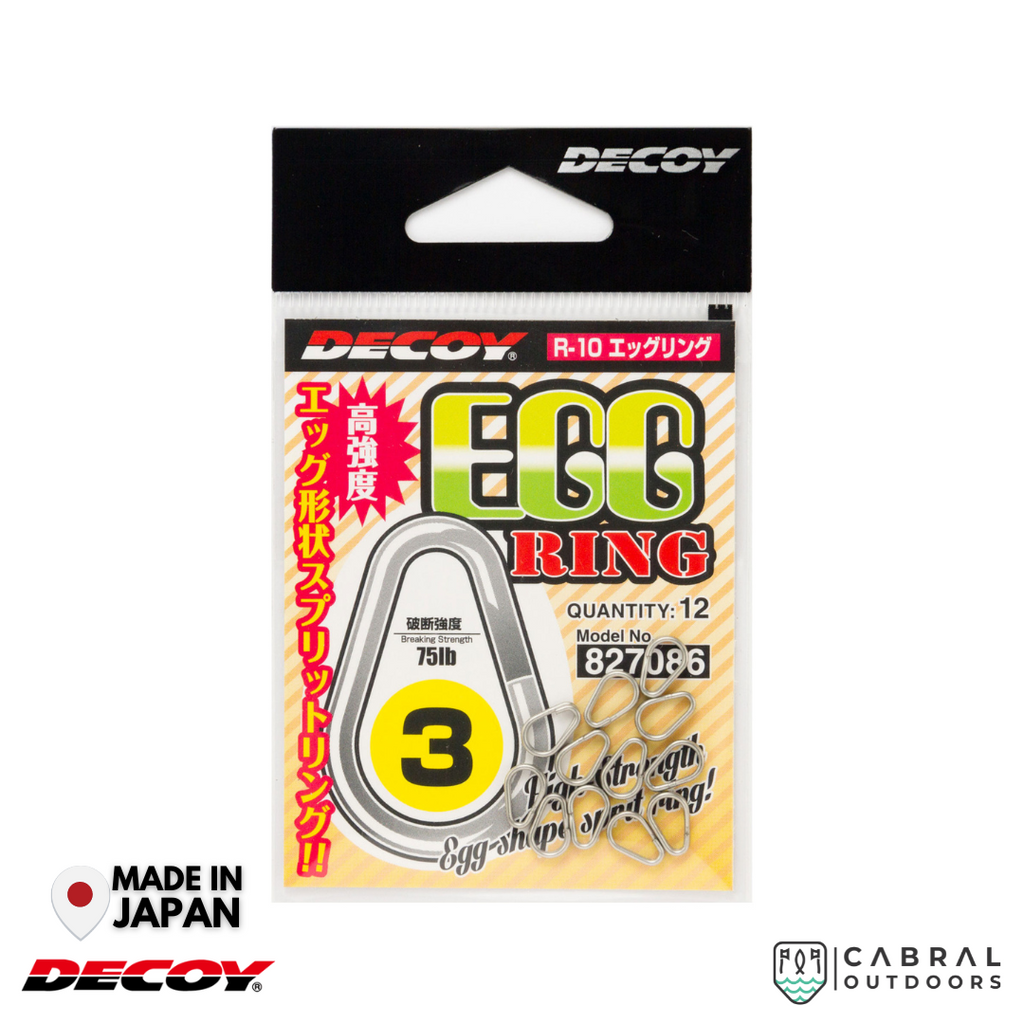 Decoy R-10 Egg Ring | #2-#4  Split Ring  Decoy  Cabral Outdoors  