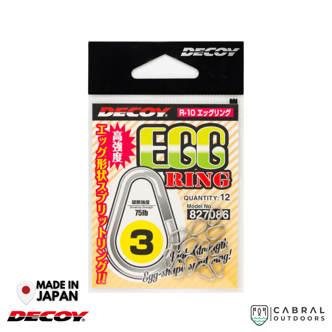 Decoy R-10 Egg Ring | #2-#4  Split Ring  Decoy  Cabral Outdoors  
