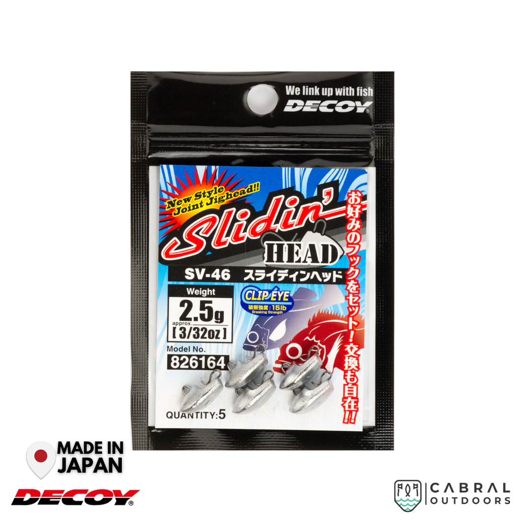 Decoy SV-46 Sliding Head | 2g-5g  Jig Head  Decoy  Cabral Outdoors  