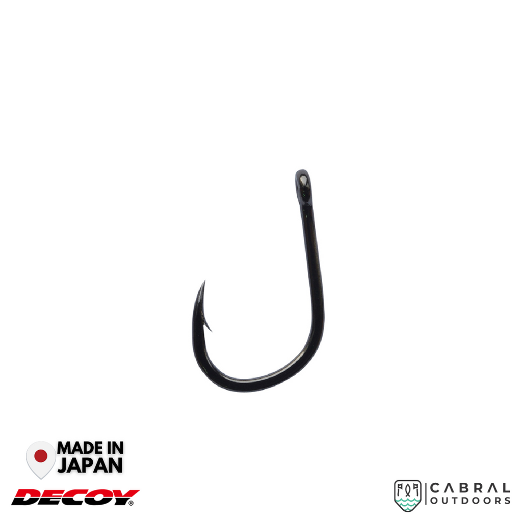 Decoy KR-22 Black Nickeled Hook | #6-#2/0  Worm hook  Decoy  Cabral Outdoors  