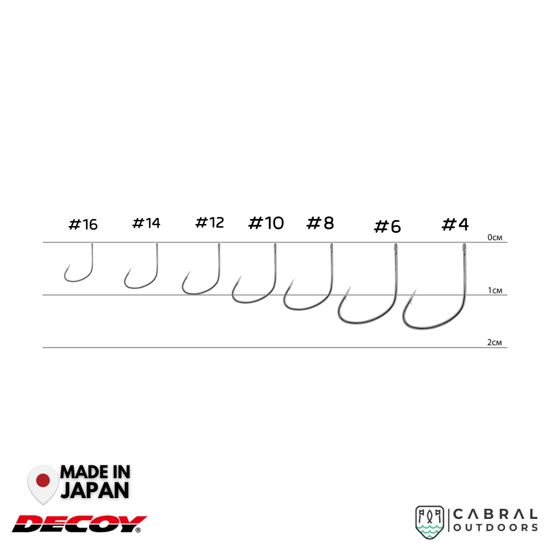 Decoy KR-33 Maggot Hook | #16-#4  Worm hook  Decoy  Cabral Outdoors  