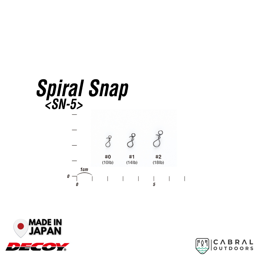 Decoy SN-5 Spiral Snap | #0-#2  Snap  Decoy  Cabral Outdoors  