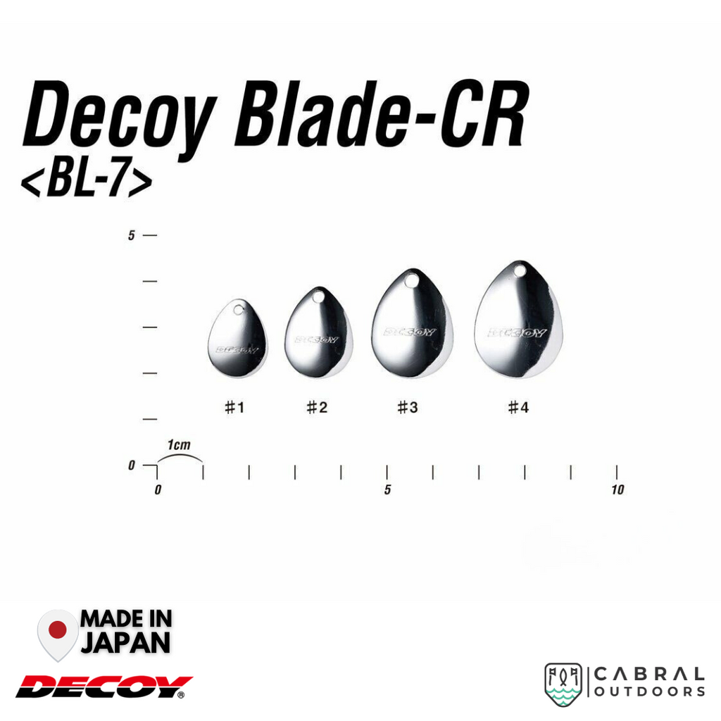 Decoy BL-7G Blade CR Gold | #1-#4  Blade  Decoy  Cabral Outdoors  