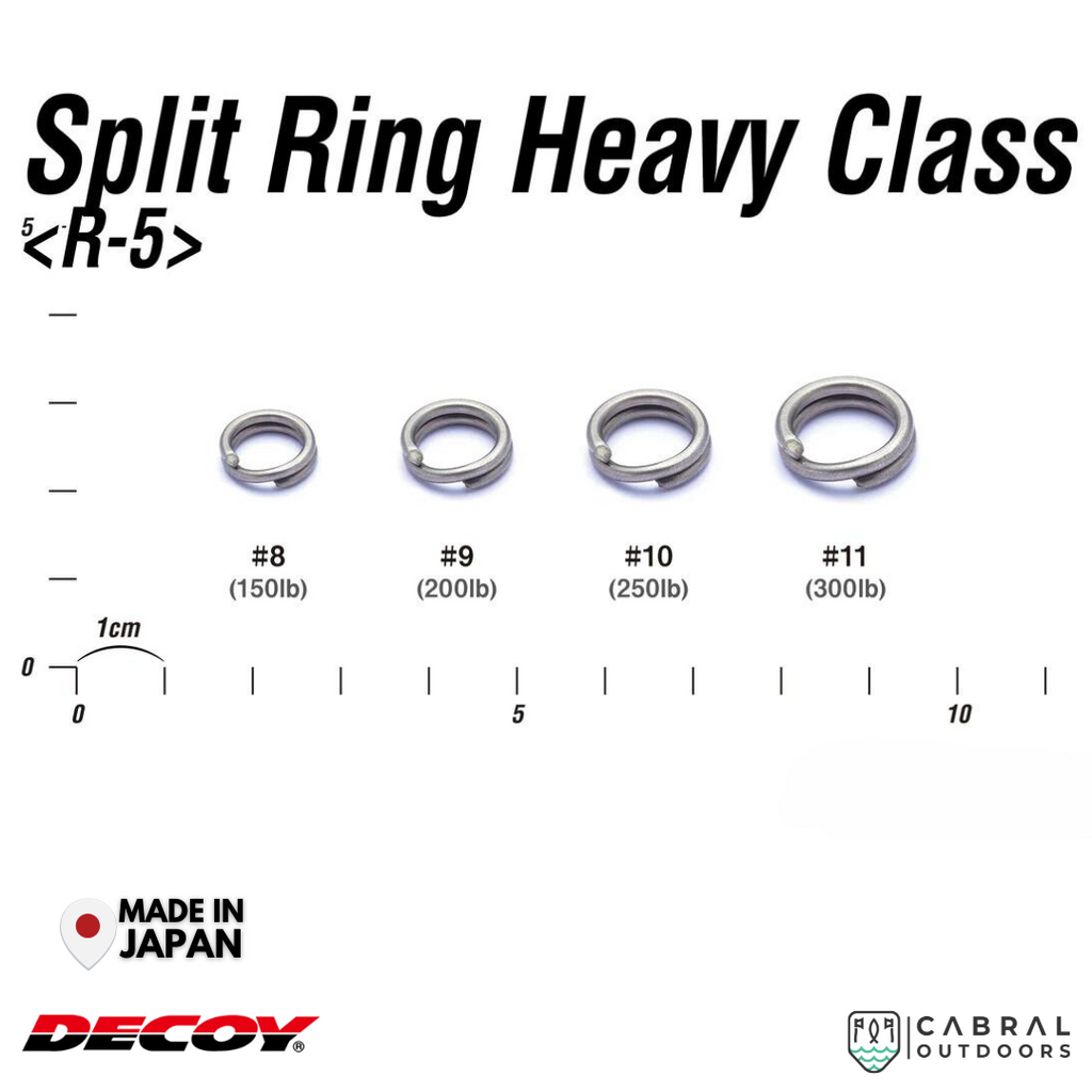 Decoy R-5 Split Ring Heavy Class| #8-#11  Split Ring  Decoy  Cabral Outdoors  