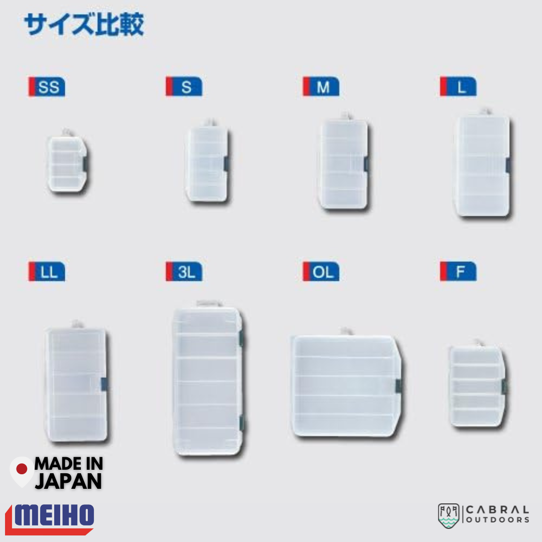 Meiho Lure Case M | 5 Compartments Tackle Box  Tackle Box  Meiho  Cabral Outdoors  