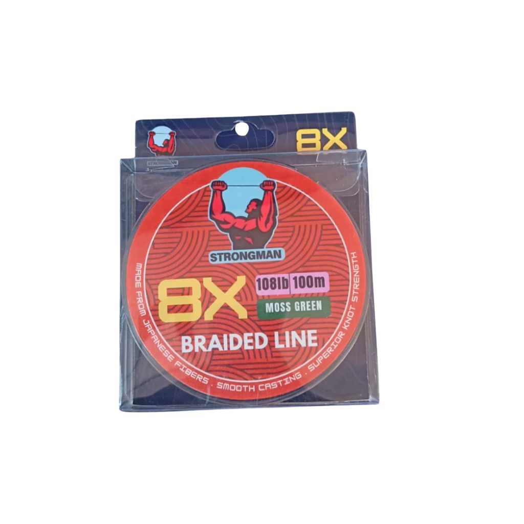 Strongman 8X Braided Line | 26lb-108lb | 100-300m