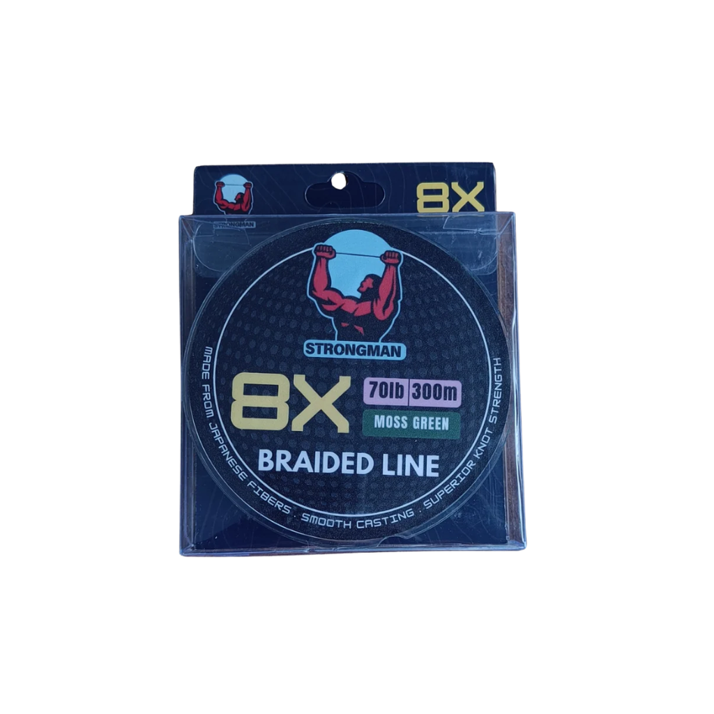 Strongman 8X Braided Line | 26lb-108lb | 100-300m